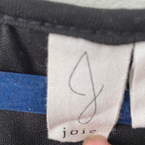 Joie Navy Crochet Women's Blouse - Picture 6 of 6